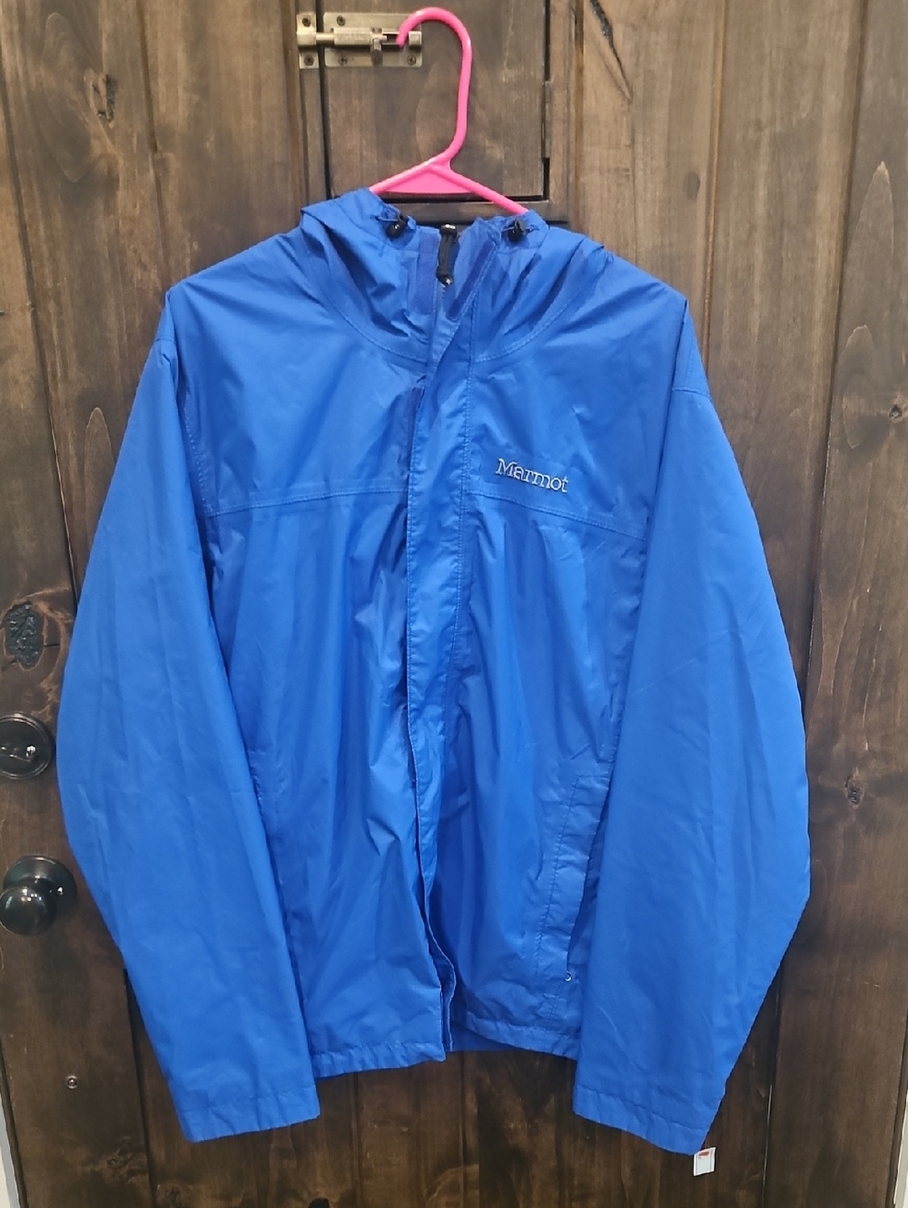 Marmot Royal Blue Hooded Windbreaker Jacket
